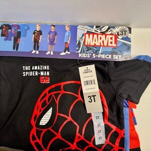 Size 3T 
Marvel Spider-Man Kids 5-piece Set